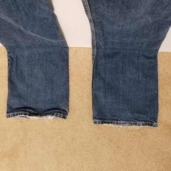 Old Navy jeans 4 Bootcut Just Below Waist lightly distressed denim VINTAGE - Picture 14 of 16